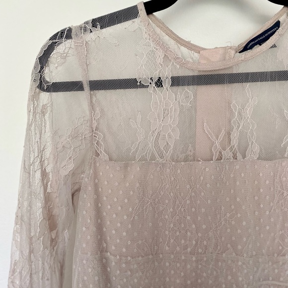 American Eagle Layered Lace Blouse - Picture 5 of 9